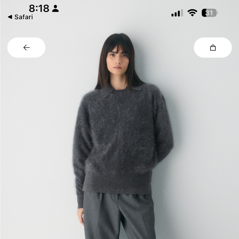 Aritzia 100% brushed cashmere